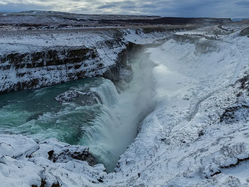 De waterval Gullfoss