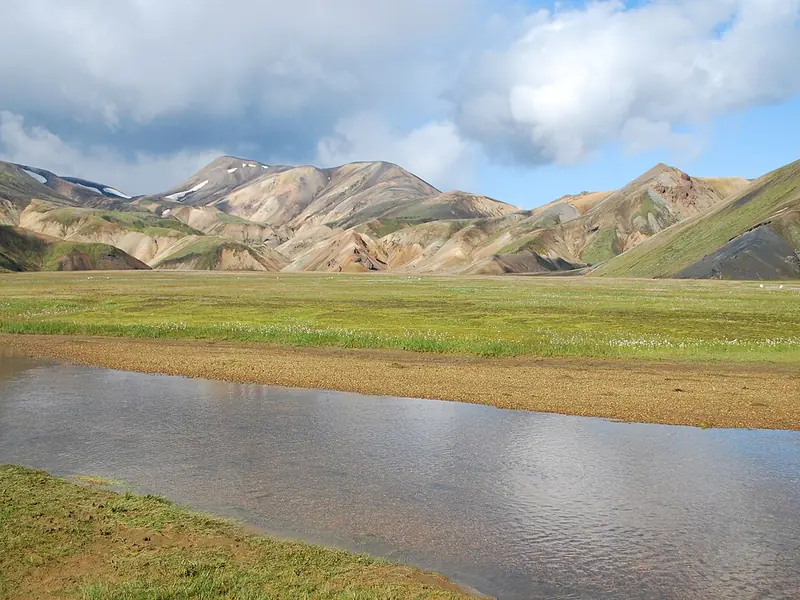 Landmannalaugar i det islandske høylandet