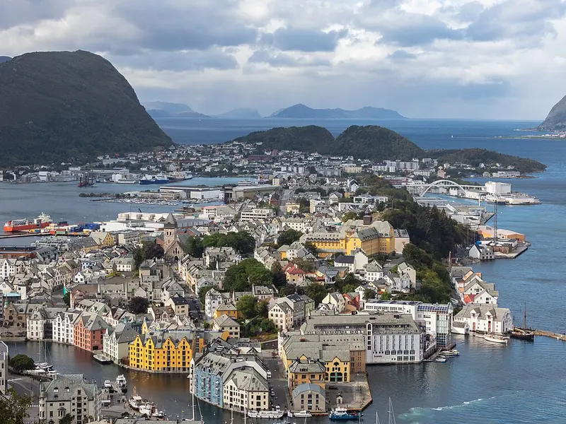 Utsikt over Ålesund