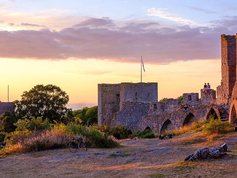 Bymuren i Visby på Gotland