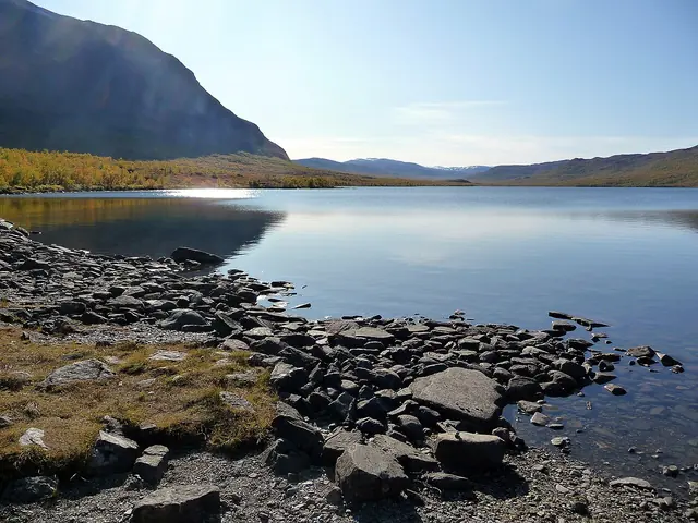 Abiskojaure, het eind van de eerste Kungsleden-etappe