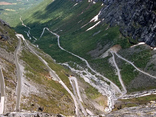 De haarspeldbochten van Trollstigen