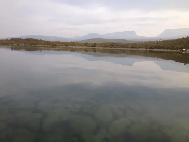 En innsjø ved Abisko