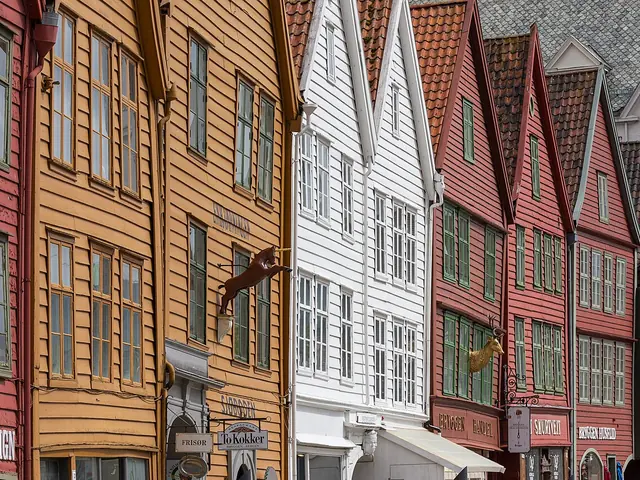 Trebryggene på Bryggen i Bergen