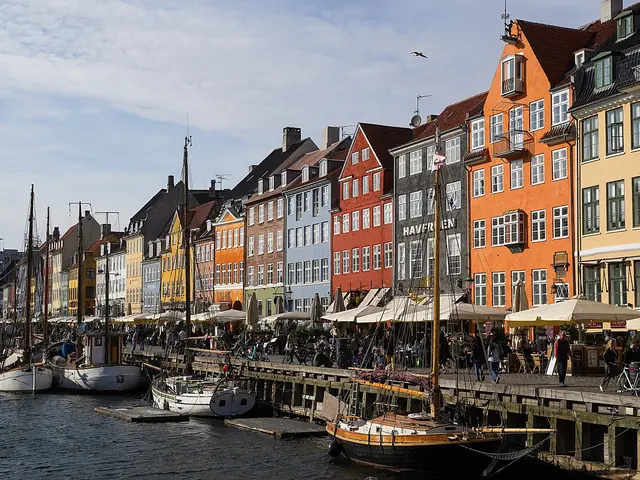 De fargerike husene i Nyhavn i København