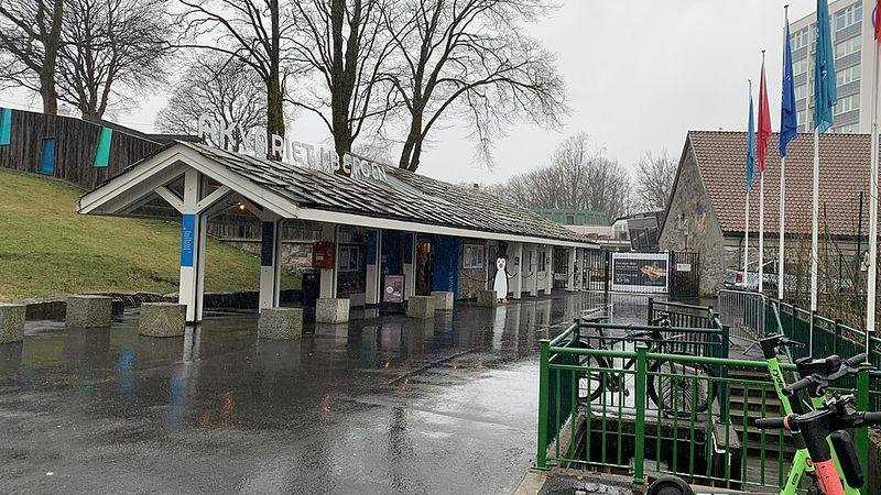 Inngangen til Akvariet i Bergen
