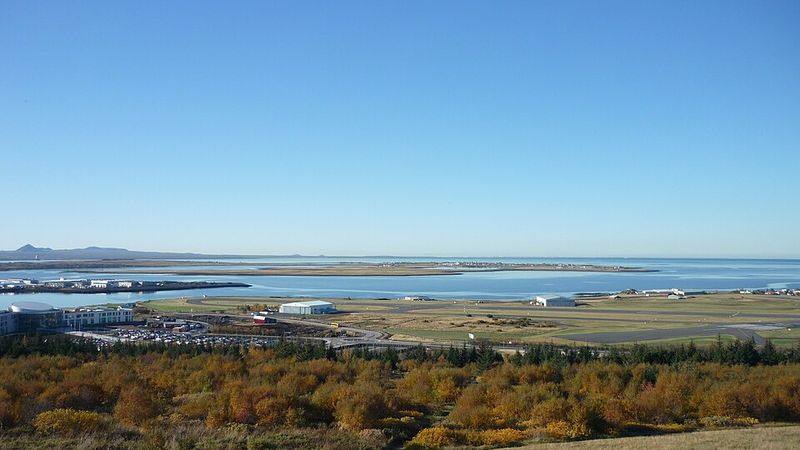 Utsikt fra Perlan over Reykjavík