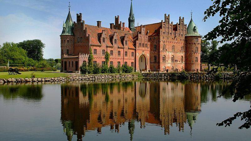 Egeskov slott på Fyn