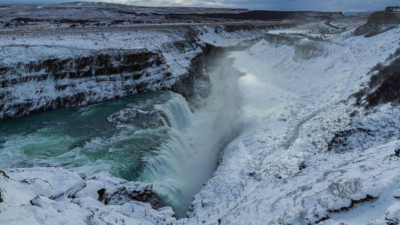 De waterval Gullfoss