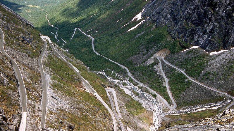 Hårnålssvingene i Trollstigen