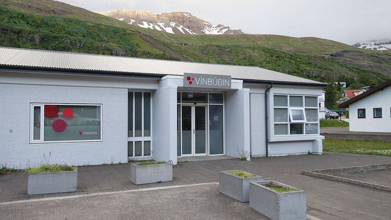 En Vínbúðin-butikk på Island