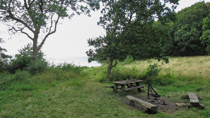 A basic overnight spot on the Danish coast