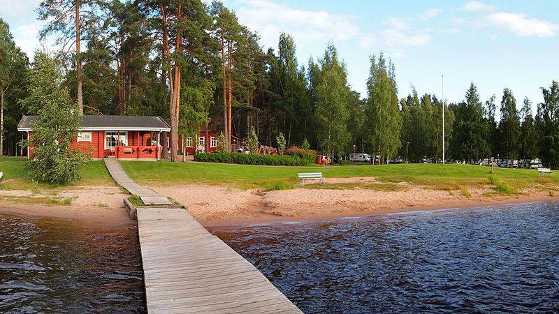 Toivolansaari near Ikaalinen, on a Finnish lake