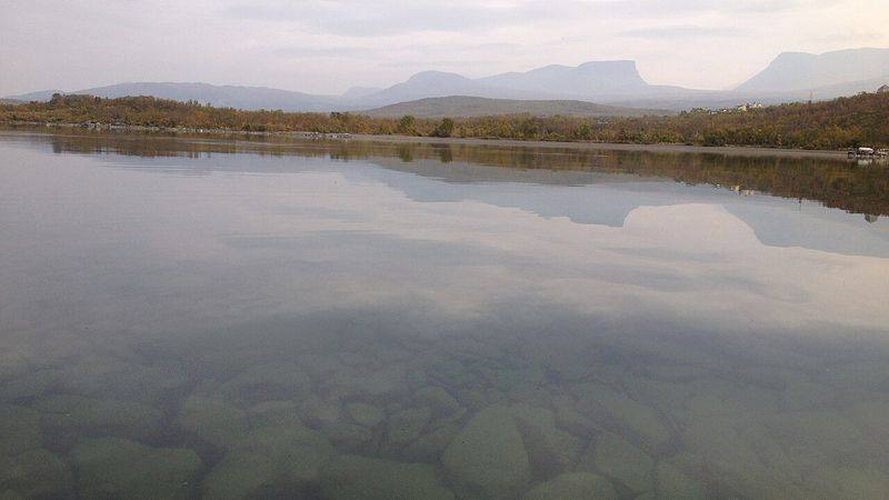 En innsjø ved Abisko