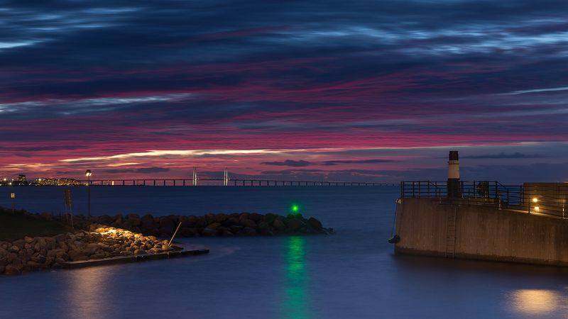 Øresundsbroen mellom Danmark og Sverige