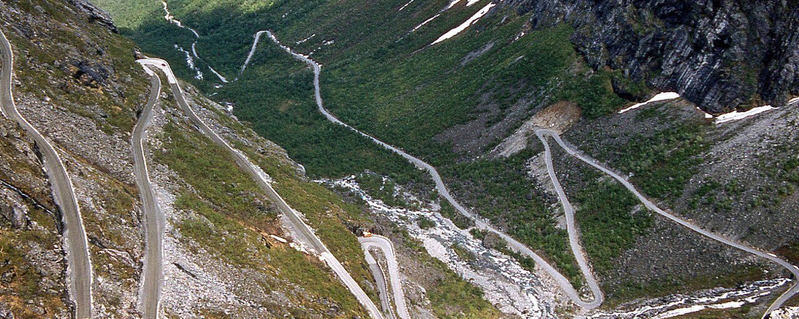 De Trollstigen in Noorwegen