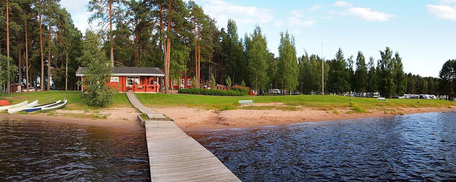 Toivolansaari ved Ikaalinen, ved en finsk innsjø
