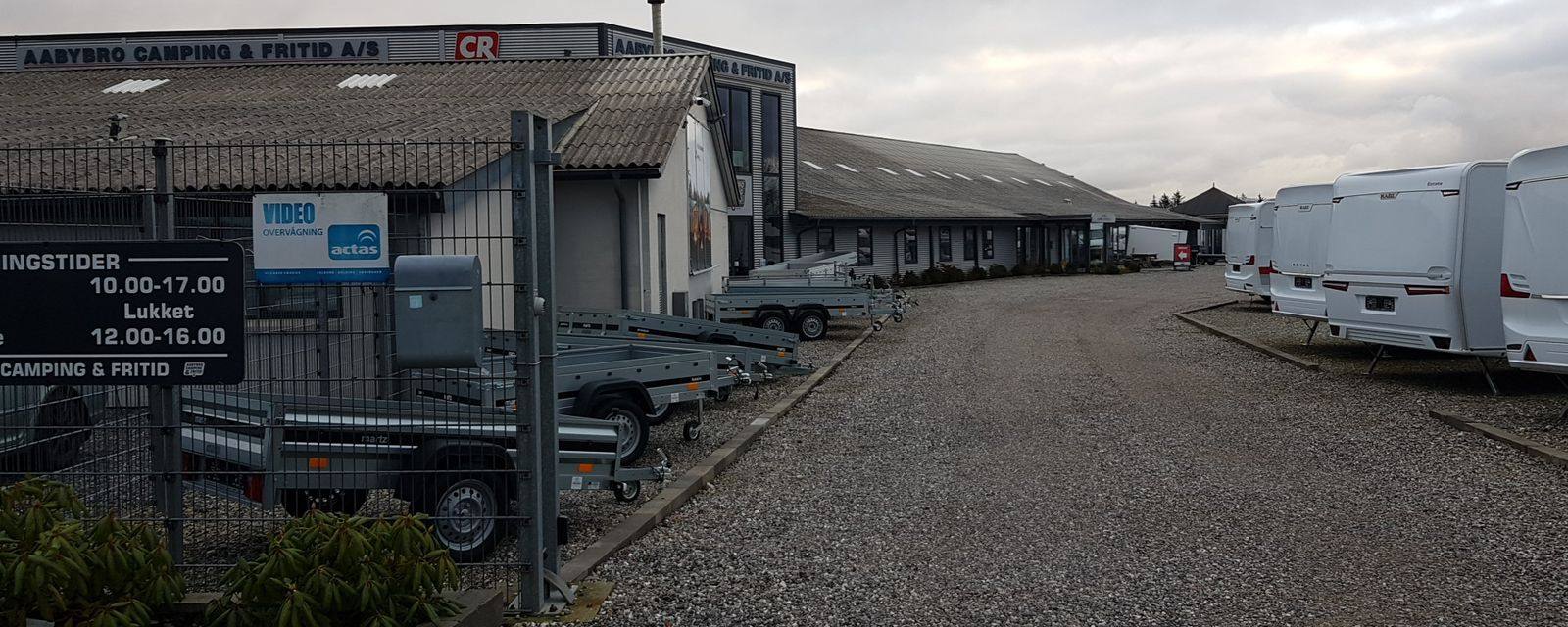 Campingplass i Aabybro på Nord-Jylland