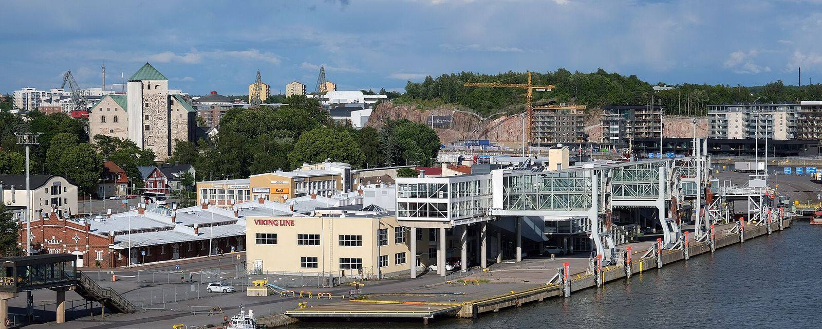 Viking Line-terminalen i Turku (Finland)